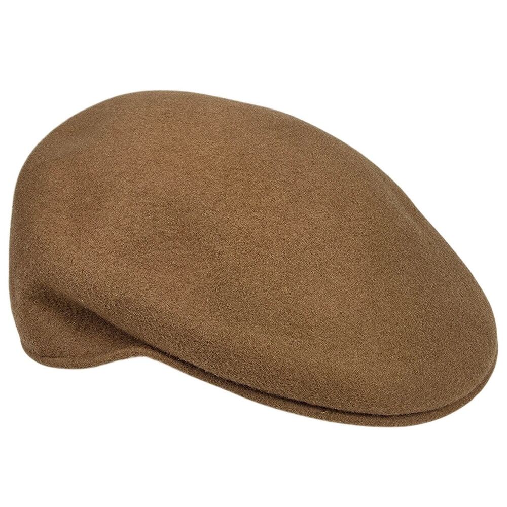 SCALA CLASSIC WOOL IVY FLAT DRIVER CAP – BROWN – SIZE LARGE – RN 31905